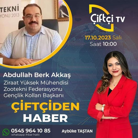 Abdullah Berk Akkaş Çiftçi Tv de