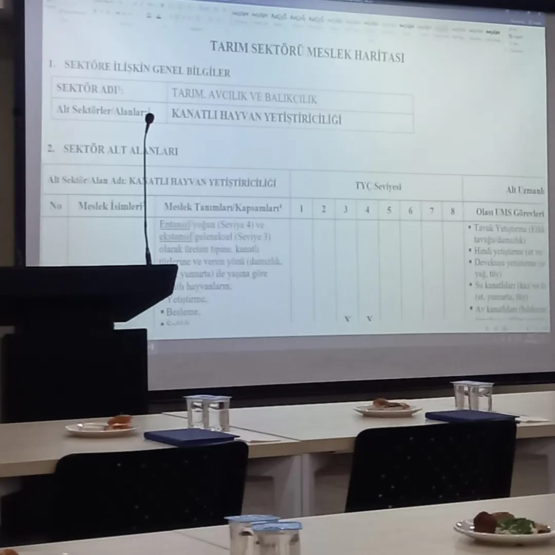 Tarım Sektörü Meslek Haritası Çalıştayı